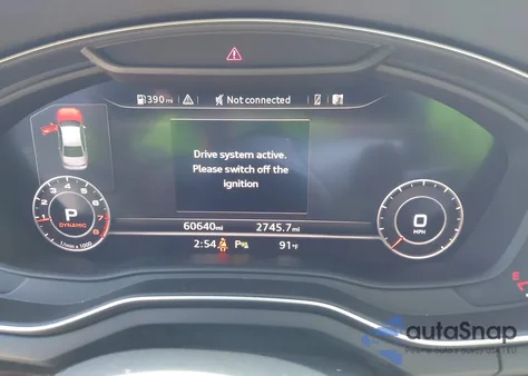 2018 Audi A4 2.0T Premium z USA, uszkodzony, nr VIN WAUENAF40JA113091